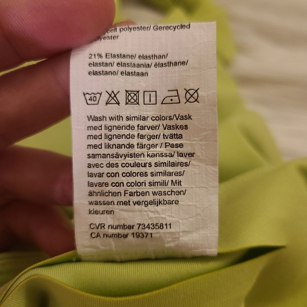 Girlfriend Collective Compressive High Rise Leggings Key Lime Size Small - Picture 4 of 5